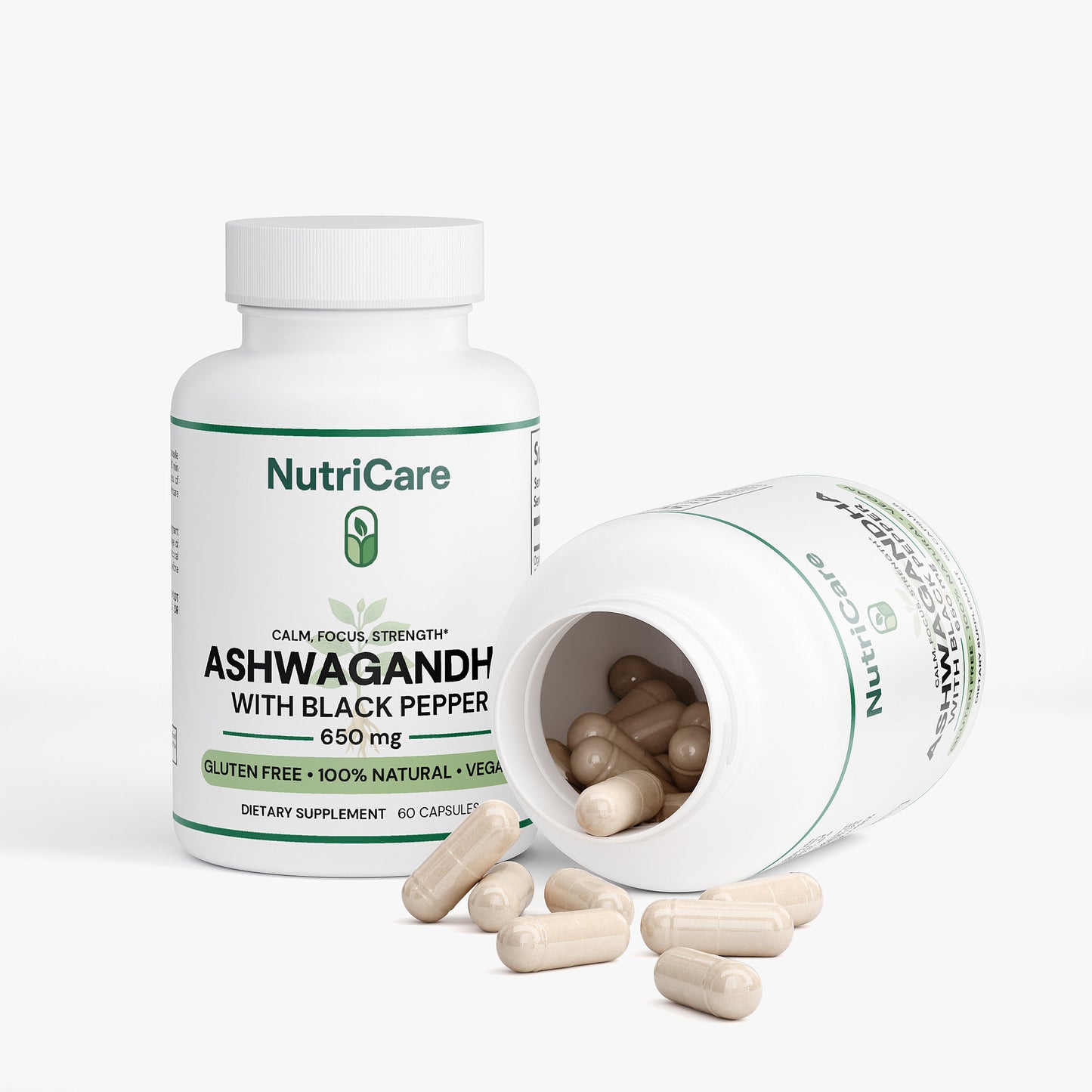 Organic Ashwagandha + Black Pepper