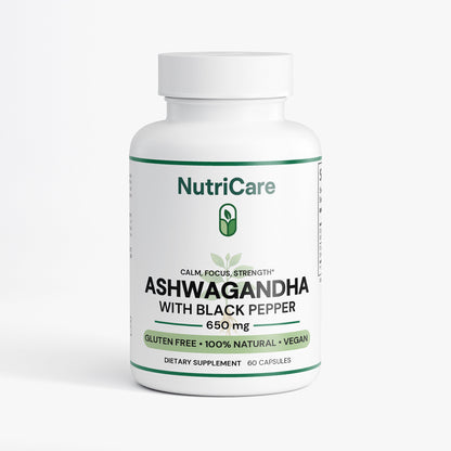 Organic Ashwagandha + Black Pepper